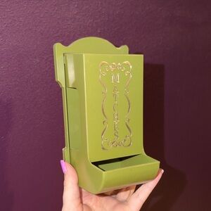 Vintage Green Match Holder